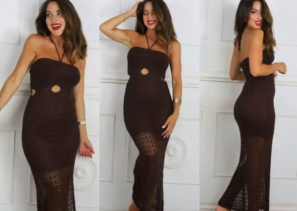053820 Vestido ganchillo con forro Zara - Imagen 2