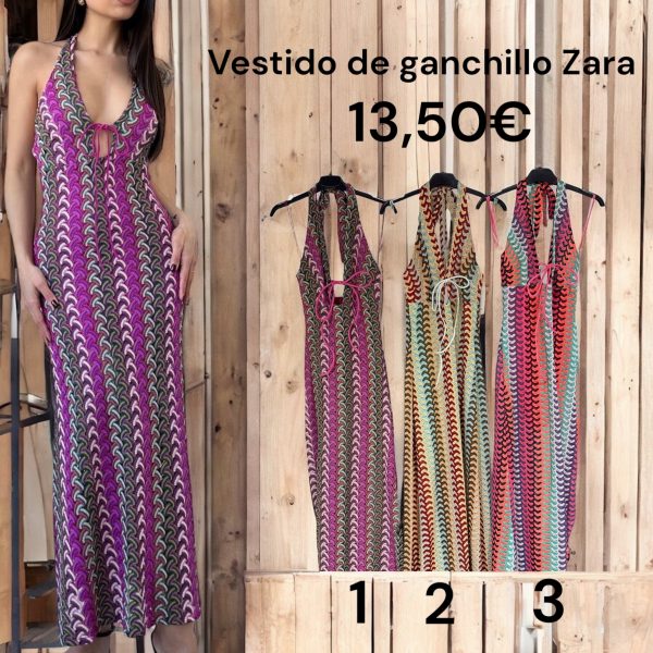 0403810 Vestido estampado con forro Zara
