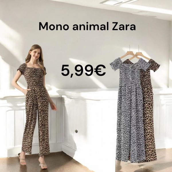 LK821 mono animal print Zara
