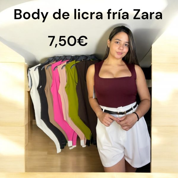 0582190 body licra fria zara