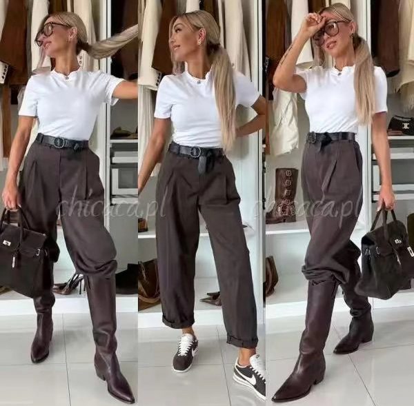 0129550 pantalón de vestir Zara - Imagen 2
