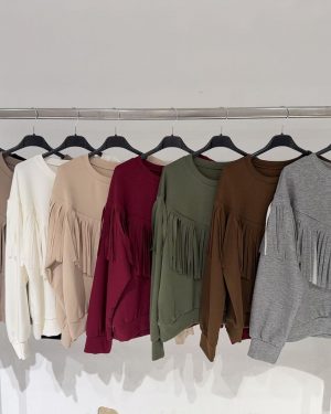 0113420 sudadera con flecos