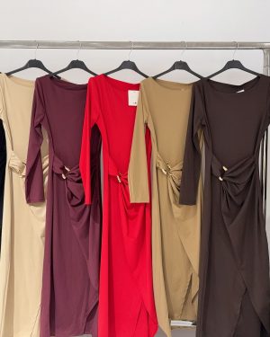 0385100 vestido licra fría largo Zara