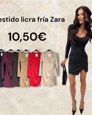 0433060 vestido corto tipo corset fruncido