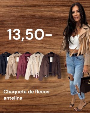 0117440  Chaqueta de flecos zara