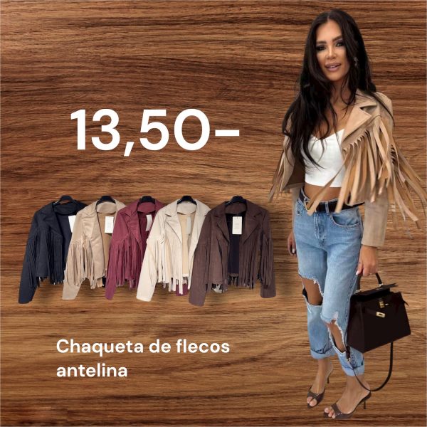 0117440  Chaqueta de flecos zara