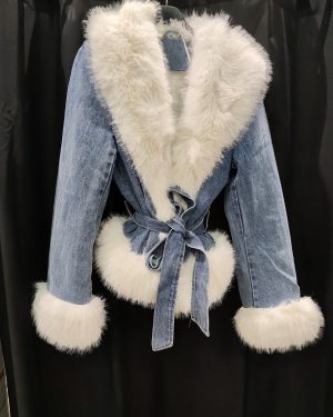 DA-1011 chaqueta vaquera con pelo