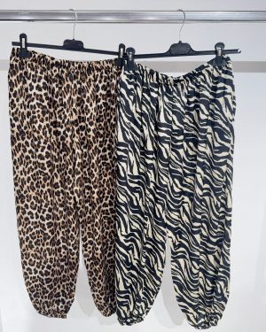 01600 pantalón satinado ánimal print