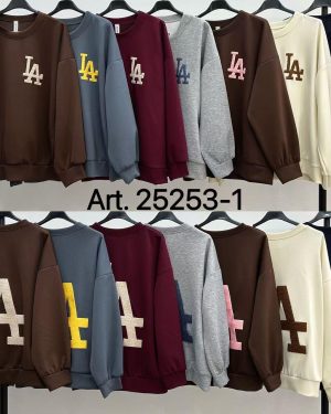 0252530 sudadera LA estampado en espalda