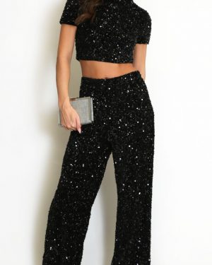 0104600 pantalón de lentejuelas Zara