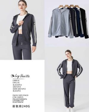 LK881 conjunto chaqueta pantalón de puño