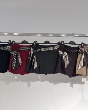 0130720 Falda pantalón con pañuelo Zara