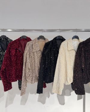 0104480 Chaqueta lentejuelas Zara