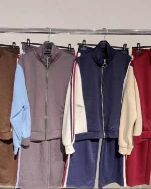 089680 conjunto chaqueta rayas a los lados