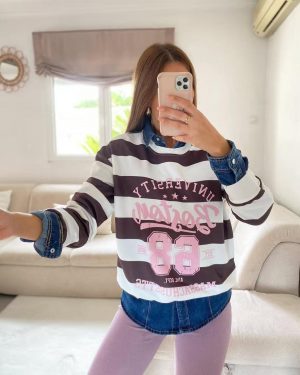 024480 sudadera Boston rayas