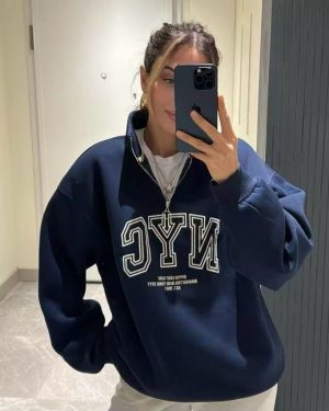 0253350 sudadera NYC cierre medio