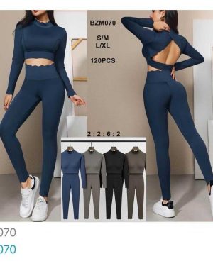 BMZ070 chandal top escote en espalda