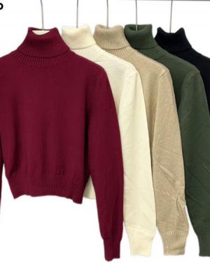 H19 Jersey cuello alto de punto