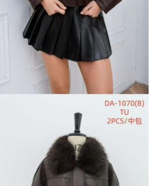 DA-1070 bomber polipiel pelo en el cuello