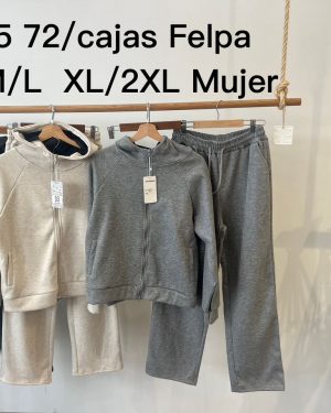 JS355 conjunto chaqueta felpa