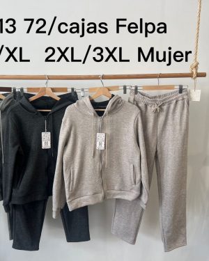 MS613 conjunto chaqueta felpa