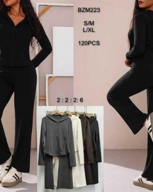 BMZ223 conjunto licra fría chaqueta gorro