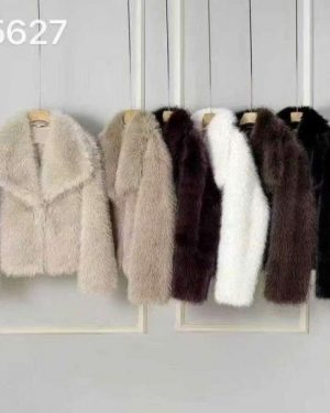 F5627 chaqueta de pelo cuello