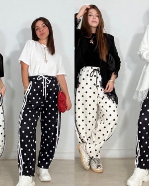 0260460 Pantalón de chándal lunares