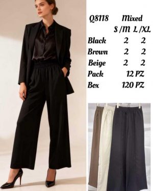 Q8118 Pantalón de vestir Zara