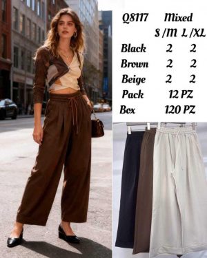 Q8117 Pantalón de vestir