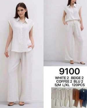 9100 Conjunto camisa sin mangas Zara