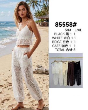 85558 Conjunto Top de tirantes encaje