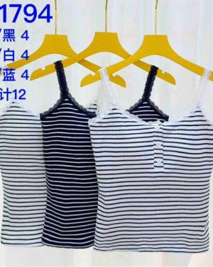 TC1794 Blusa tirantes de rayas