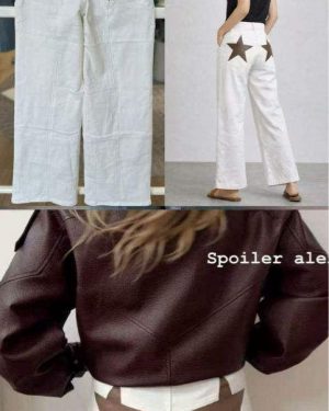 WH0167-1 Vaquero hueso estrella marron