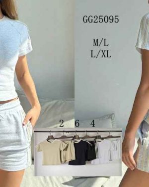GG25095 Conjunto camiseta y pantalón corto