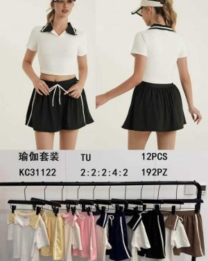 KC31122 Conjunto Deportivo falda pantalón