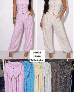 MY26022 Conjunto palabra de honor Animal print