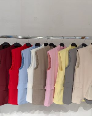 0603990 Chaleco 1 Botón Zara.