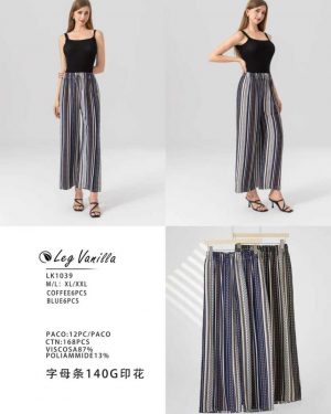 LK1039 Pantalón estampado super precio