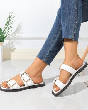 JJ-612 sandalia plana doble tira