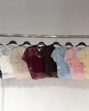0118540 Top de encaje Zara