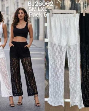 BJ26062 Pantalón encaje