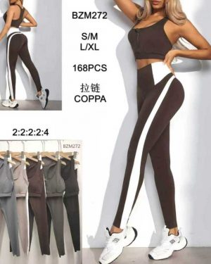 BZM272 Conjunto bicolor licra