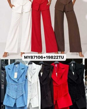 MY87106 Conjunto chaleco Encaje Zara