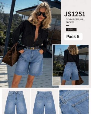 JS1251 Pantalón corto vaquero