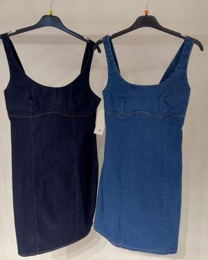 0298310 Vestido vaquero corto