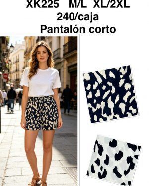XK225 Short estampado super precio