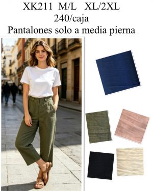 XK211 Pantalón pirata super precio