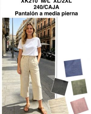 XK210 Pantalón pirata super precio