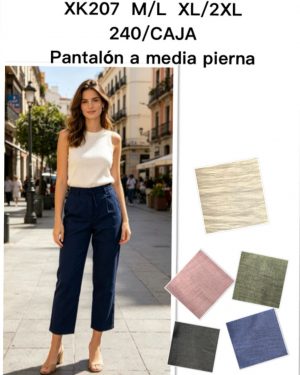 XK207 Pantalón pirata super precio